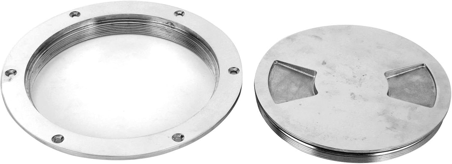 AQXREIGHT, BRAND, CATEGORY, DECK HARDWARE, 316 Stainless Steel Deck Cover Plate Cabin Bottom Plate Yacht Marine Hardware for Sailboat Ship Boat