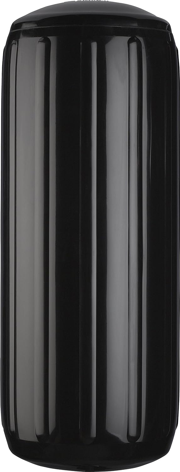 BOAT FENDERS, BRAND, CATEGORY, POLYFORM, Polyform HTM-1 Boat Fender Black 6.3 x 15.5 in.