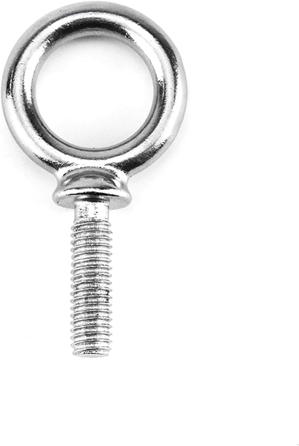 BRAND, CATEGORY, EYEBOLTS, QWORK, QWORK Eye Bolt, 50 Pack 1/4"-20 x 1" Marine Grade Stainless Steel Lifting Ring Threaded Eyebolt Machinery Shoulder Eyebolts