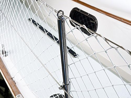 BRAND, CATEGORY, DECK HARDWARE, SALTY REEF MARINE HARDWARE, Safety Boat Lifeline Netting - 4 Available Sizes, 10, 20, 30, and 50 Foot Sections.