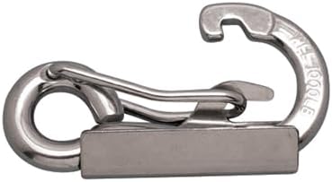 BRAND, CATEGORY, DECK HARDWARE, SUNCOR, Stainless Mooring Hook KIT Includes Holder + 5" Clip 316 SS