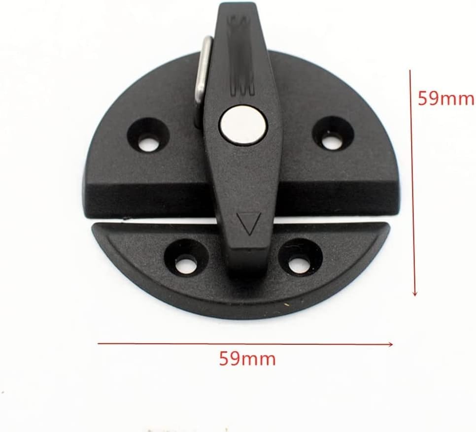 BRAND, CATEGORY, GATE LATCHES, MUNANI, Door Lock,Shed Lock,Gate Lock for Wooden Gate Storage Box,Door Lock Nylon Door Cabinet Round Turn Button Twist Catch Latch Marine Hardware Accessories