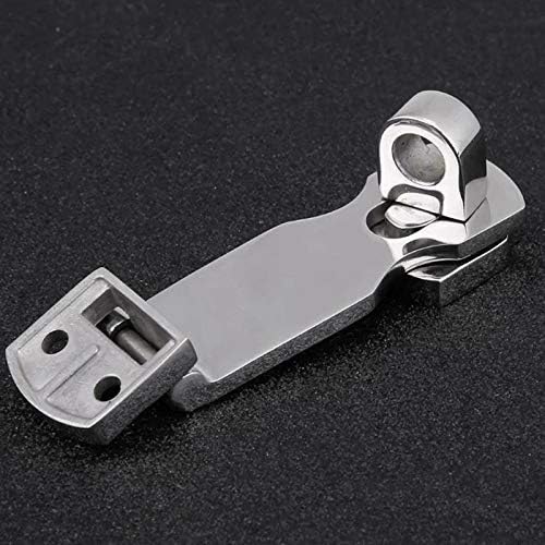 BRAND, CABINET HARDWARE & HINGES, CATEGORY, FUDGIO, FUDGIO Stainless Steel Flush Door Hatch Compartment Folding Bending Hinge Casting for Boat Marine Boat Accessories Marine