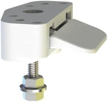 BRAND, CATEGORY, DECK HARDWARE, TACO MARINE, TACO Marine F45-0339W - White, Nylon, Stainless Steel, Bolt Sun Deck Latch