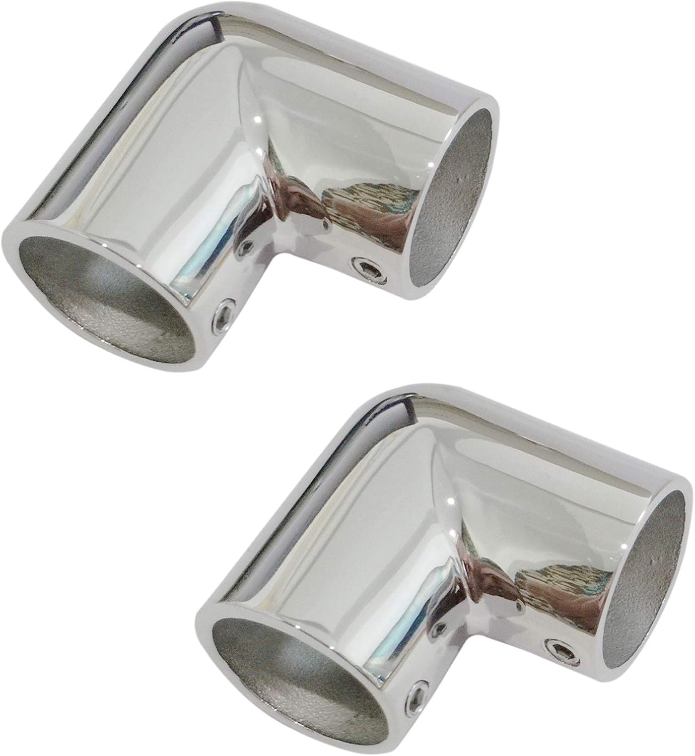 BRAND, CATEGORY, DECK HARDWARE, KEEHUI, keehui Heavy Duty 2Way Boat Hand Rail Fitting 90 Degree - (30MM) 1-1/5 inch OR(32MM) 1-1/1/4 inch I.D. Elbow 316Stainless Steel Marine Hardware