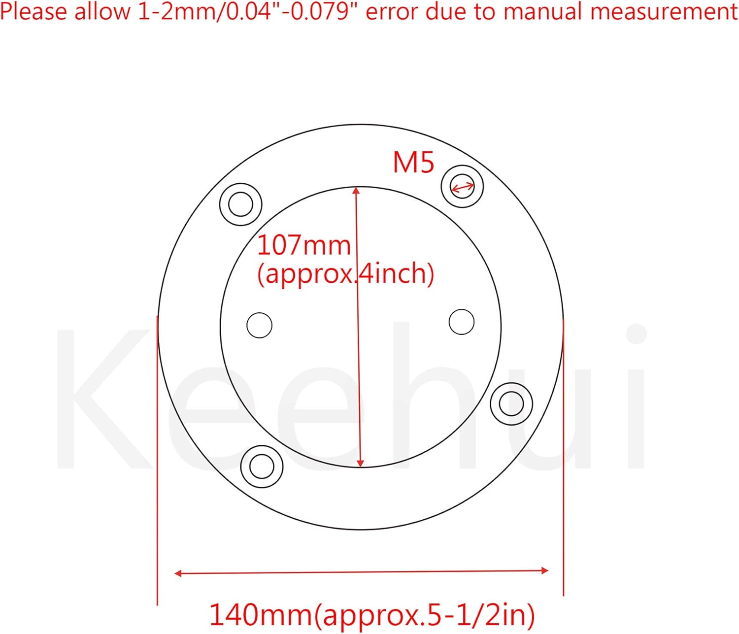 BRAND, CATEGORY, DECK HARDWARE, KEEHUI, keehui Marine 316 Stainless Steel 3inch/4inch Inspection Deck Plate W/screws for Boat